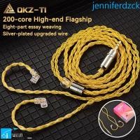 ราคา JENNIFE QKZ T1 สายหูฟัง, 8-Strand Silver Plated KZ สายหูฟัง, Consumer Electronics อัพเกรดสาย 3.5 มม.แจ็ค 0.75 มม.2Pin KZ หูฟังแบบมีสายอุปกรณ์เสริมชุดหูฟัง (42753237908)