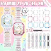 ราคา 【เคส+สาย】สายนาฬิกา imoo X10 Z6 Z1 Z7 สาย+นาฬิกากรณี สายนาฬิกาแม่เหล็ก imoo Z7 Z1 สายคริสตัล เคส imoo Z1 สาย (47153999980)