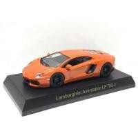 ราคา (ล้อยางพรีเมียม) Kyosho 1/64 Lamborghini Aventador LP 700-4 รถโมเดลสีส้ม (2nd) (27240032026)
