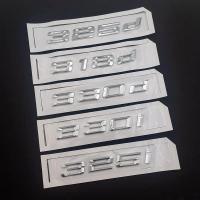 ราคา 3d Chrome ตัวอักษรรถสําหรับ BMW 316i 318i 320i 325i 330i 325d 330d 320d E30 E36 E46 E90 F30 โลโก้ป้ายสัญลักษณ์สติกเกอร์อุปกรณ์เสริม (42280380992)