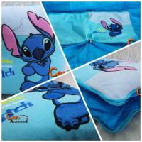 ราคา ลิขสิทธิ์แท้ 100% พร้อมส่ง! หมอนผ้าห่มสติทช์ Stitch ขนาด 30x30 cm (1193851137)
