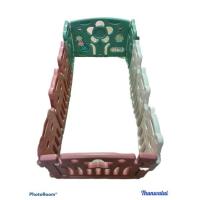 ราคา คอกกั้นเด็กลายแมว สีพาสเทล พร้อมเบาะรองพื้น IKEA **มือสอง** (9655948324)