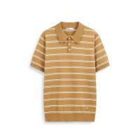 ราคา AIIZ (เอ ทู แซด) - AIIZ เสื้อโปโลผู้ชายผ้าถักทอลายทาง AIIZ Men's Striped Polo Shirt (42726615044)