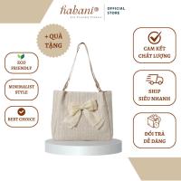ราคา กระเป๋ากกสานแฮนด์เมดติดโบว์สวยสไตล์เกาหลีคุณภาพสูง | ฮาซานอิ TC007 (45656538425)
