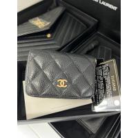 ราคา Chanel zippy coin purse black caviar holo31 (23100418823)
