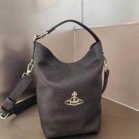 ราคา Vivienne WESTWOOD กระเป๋าสะพายหนังดาวเสาร์สีดํา, กระเป๋าทรงถังสีขาว, กระเป๋าสะพายข้างพังก์, ของขวัญสุดหรู 0828 (29558345689)