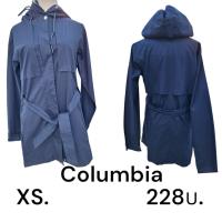 ราคา แจ็คเก็ตเสื้อผ้าร่มแขนยาวสีน้ำเงิน columbia (51455821180)