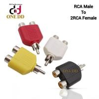 ราคา ปลั๊ก Rcaผู้ to 2RCAเมีย (1ชิ้น) แจ็คRCA RCA Male to 2RCA Female (9955435867)