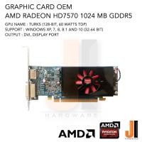 ราคา Graphic Card AMD Radeon HD7570 1024MB 128-Bit GDDR5 OEM DVI+DP (สินค้ามือสองสภาพดีมีการรับประกัน) (14807905119)