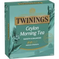 ราคา Twinings Ceylon Morning Tea Bags 100 Pack /ทไวท์นิงส์ ชาซีลอน มอร์นิ่ง 100 ถุง (ชาถุงเปลือย ไม่มีซองบรรจุแยก) (27612585849)