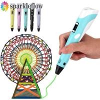 ราคา SPARKLEFLOW 3D การพิมพ์ปากกา, USB ปรับความเร็ว DIY ปากกาวาดภาพ, ตลก PLA Filament ปลอดภัยภาพวาดจอแสดงผล LED 3D ปากกาของเล่นอัจฉริยะ (51660870316)