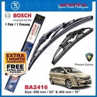 ราคา Proton Exora ที่ปัดน้ําฝนกระจกหน้ารถยนต์ ขนาด 24" และ 16" นิ้ว (1 คู่) BA2416 Bosch Advantage Wiper (28743060100)