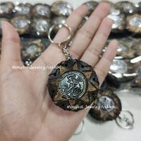 ราคา พวงกุญแจกระเป๋ากะลา ลายช้าง ใส่เหรียญได้ (45551851173)