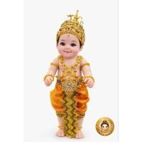 ราคา ตุ๊กตาเด็กชุดไทยงานแฮนด์เมดของขวัญมงคลน่ารักกอดได้จริงรุ่นชุดกุมารลูกเทพ (5844320575)