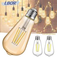 ราคา LBOR หลอดไฟคริสตัล, 2W 4W 6W 8W 12W Warm Yellow ST64 หลอดไฟ LED, เทียนร้อน 2700K E27 หลอดไฟเทียนตกแต่งบ้าน (29844588534)