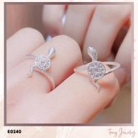 ราคา กลิ่นฉุน จ0240 - แหวนเงินรูปงูผสมเงินนําโชคสําหรับผู้หญิง (40458829260)