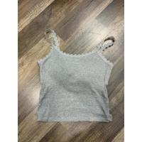 ราคา เสื้อคล้องคอซับในสีเทาอ่อนฟรีไซส์ (57357944520)