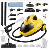 ราคา Heavy Duty Steam Cleaner with 2L Large Water Tank, 28-in-1 Multipurpose steam cleaner for home, High Temperature Deep Cleaning for Grout, Floor, Tile, Oven, Car, Window&amp;Kitchen (44609230024)