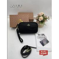 ราคา กระเป๋า โค้ช Coach สีดำ 2 ซิป 8 นิ้ว (20827752148)
