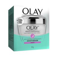 ราคา Olay White Radiance Light Perfecting Night Cream 50ml. โอเลย์ ไวท์เรเดียนซ์ ไนท์ครีม บำรุงผิว (3319652907)
