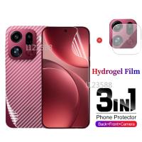 ราคา สําหรับ OPPO FindX9 5G 3 ใน 1 Hydrogel ฟิล์มสําหรับ OPPO ค้นหา X9 Pro X9Pro FindX9 FindX9Pro 5G 2025 ด้านหน้า Anti Peep ความเป็นส่วนตัวป้องกันหน้าจอกล้องป้องกันเลนส์นุ่ม Slim (48250364248)