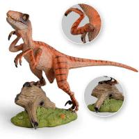 ราคา C Solid Simulation Dinosaur Ornaments Velociraptor Model Boys Toys Jurassic Dinosaur Children Gifts (57760565492)