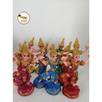ราคา นางรำ ขนาดเล็ก โรยเกล็ดเพชรเต็ม ตั้งศาลพระภูมิ สูง 15 cm ทำจากซิลิก้า (3553502499)