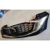 ราคา #หน้ากระจังฮอนด้าhondaซีวิคcivic ปี2012-16รุ่นFBรุ่นmoduloโมดูโร่ สีดำเงาพร้อมคิ้วโครเมียม (14589045456)