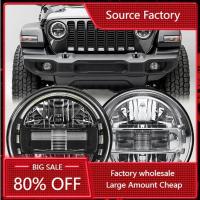 ราคา 1PC 7Inch LED Headlight Assembly For Jeep Wrangler JK TJ CJ For Hummer H1 H2 For Suzuki Samurai Lan (55853783780)