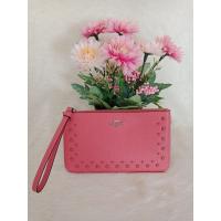 ราคา Coach F67501CORAL/SILVERกระเป๋าเงินCoach คล้องมือ Size :L 1ซิป (6138531420)