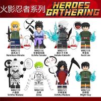 ราคา เข้ากันได้กับเลโก้นารูโตะซีรีส์อุจิวะบันไซประตูน้ําซาสึเกะคาคาชิหกทางบล็อก (53059538679)
