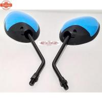 ราคา กระจก มองหลัง FINO-FI year 2013-2014 ใส่ YAMAHA ได้ทุกรุ่น สีฟ้า 1217 ขายเป็นคู่ /1010-249-12ZWBHMA Brand (43762608454)