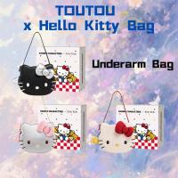 ราคา ของแท้ 100%// กระเป๋า TOUTOU x Hello Kitty Bag Underarm Bag กระเป๋าสะพาย กระเป๋าคิตตี้ (50959913974)