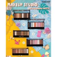 ราคา พาเลทอายแชโดว์ 10 ช่อง SIVANNA COLORS MAKEUP STUDIO PRO EYESHADOW PALETTE . (24787896002)