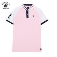 ราคา Beverly Hills Polo Club - เสื้อโปโลแขนสั้นผู้ชาย Slim Fit สีชมพูอ่อน LP- BHPC PMSSW21TL015 (24629643334)