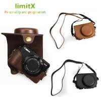 ราคา Retro PU Leather Camera Bag Hard Case Half Body Cover for Canon Powershot G7 X G7X Mark II III 2 3 ( G7XII G7XIII ) G7X2 (27119208098)