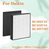 ราคา สําหรับเครื่องฟอกอากาศ Daikin MC30ZV1S, MC55ZV1S, MC30YVM7, เปลี่ยนแผ่นกรอง HEPA และแผ่นกรองคาร์บอนกําจัดกลิ่น (55052758834)