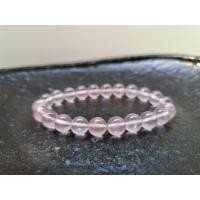ราคา สร้อยข้อมือหิน กำไลหิน สร้อยหิน สตาร์โรสควอตส์ Star Rose Quartz สีชมพูใส *หินแท้ ไม่ทำสี (22623502579)