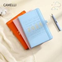ราคา Camelli 2025 สมุดบันทึกวางแผน, ไดอารี่ปกหนัง A5 รายวันรายสัปดาห์และวางแผนรายเดือน, สมุดบันทึกการจัดการเวลา (28569122755)