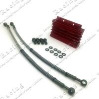 ราคา Oil Cooler Kit Aluminum Alloy for LIFAN 110 125CC PIT DIRT BIKE CRF Oil Monkey Bike ATV Quad Motorc (57456311404)