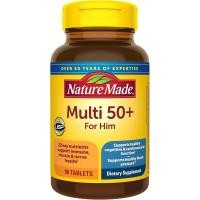 ราคา Nature Made Multivitamin for Men Over 50, Mens Multivitamins 50 Plus, Daily Nutritional port, Nature Made Multi Vitamins, 90 เม็ด, 90 วัน ply (53308208520)