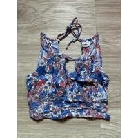ราคา เสื้อแขนกุดลายดอก เว้าหลังผูกคอ รัดรูป ใส่สบาย (24416307961)