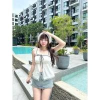 ราคา ส่งต่อ เสื้อสายเดี่ยวลูกไม้ ผ้าคอตตอนลินิน (28765679817)