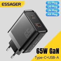 ราคา Essager 65W GaN Charger QC 4.0 PD 3.0 ประเภท C USB Charger สําหรับ iPhone 15 14 13 Pro Max Samsung Xiaomi MacBook แล็ปท็อป Fast Chagers (56408297180)