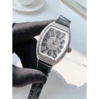 ราคา Frank Muller FM Full Diamond สุภาพสตรีนาฬิกาแฟชั่น High-End Barrel นาฬิกาสีชมพู Swiss Quartz Movement หลากสีฟาร์ม Muller (53960309124)