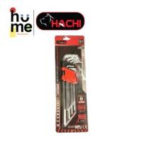 ราคา พร้อมส่ง❗️HACHI ประแจหกเหลี่ยม หัวบอล 9 ชิ้น รุ่นยาวพิเศษ (25988805361)