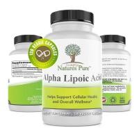 ราคา Simply Natures Pure Alpha Lipoic Acid 600 มก. 120 แคปซูลผัก RLA R-LA R-Lipoic S-Lipoic คุณภาพสูง ALA, Better Bioavailility ยังเรียกว่ากรด Thioctic 4 เดือนอุปทาน (56110983492)