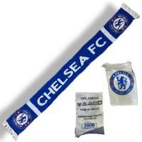 ราคา ผ้าพันคอฟุตบอลทีม เชลซี แท้มือสอง Chelsea FC Official Merchandise Scarf *Used (48661536836)