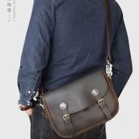ราคา Original Mens Messenger Bag กระเป๋าสะพาย Handmade ของแท้หนัง Casual Retro กระเป๋าสะพาย Messenger กระเป๋า Cowhide กระเป๋าอินเทรนด์กระเป๋า Messenger (44230885755)