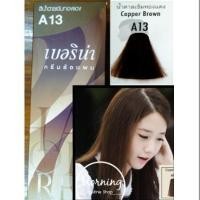 ราคา Berina A13~A15สีย้อมผมสีน้ำตาลเข้มทองเเดง/สีน้ำตาลประกายม่วง/สีบลอนด์แดง Berina A13/A14/A15 (7133319375)